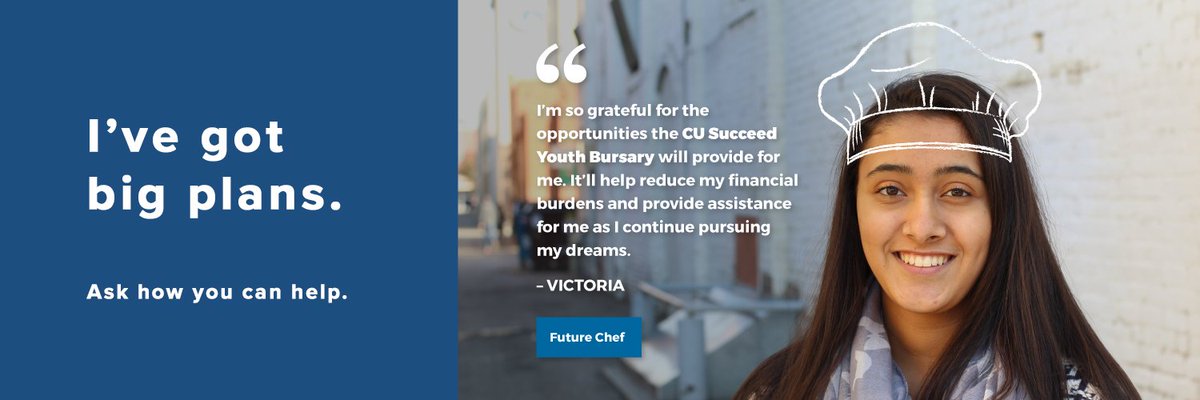DUCACU's tweet image. The OCUF CU Succeed Bursary is accepting applications! For Members or children of Members applying for post-secondary education. Here's an opportunity for worthy students to receive financial assistance. More details: ocuf.org/bursary/ @OCUCF #CUSYB