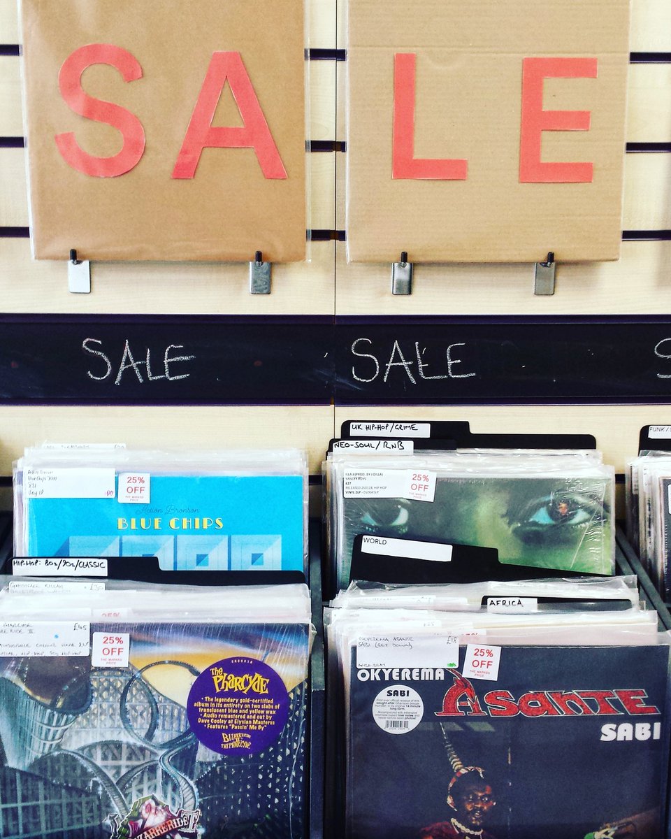 We've got a MASSIVE sale in-store only! More being added this week 👐
-
Please bare with us while we work around childcare with some slightly sporadic opening hours this week:
Wednesday open until 2.30pm
Thursday 9.30-2.30pm
Friday CLOSED
Back to normal for the weekend 👍
#vinyl
