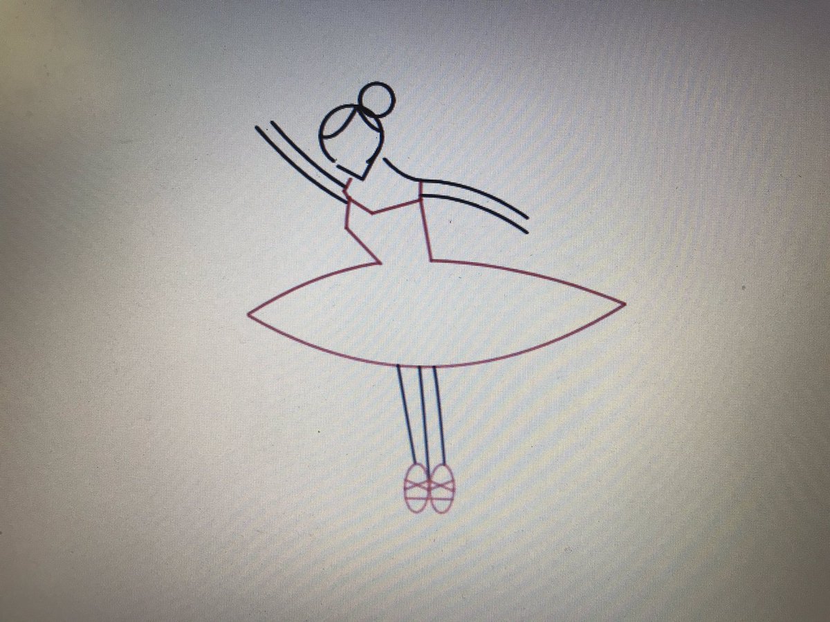 adooz's tweet image. One of my 8th grade algebra students decided to try to make a ballerina like my @Desmos shirt. She’s been messing with it for months and she just sent this! #Alg1Chat #iTeachMath #MTBoS