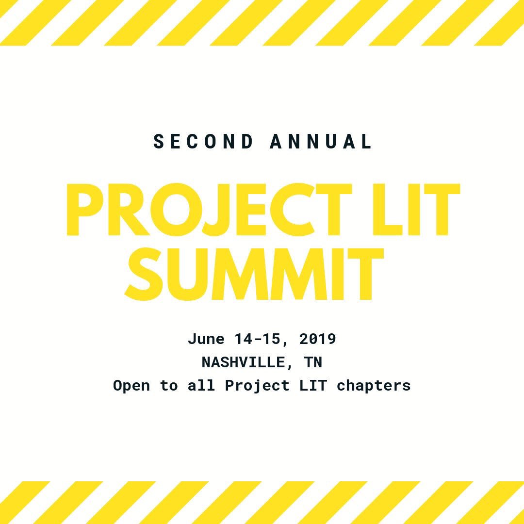ProjectLITComm's tweet image. COMING SOON! #ProjectLITSummit19 📚💛🖤