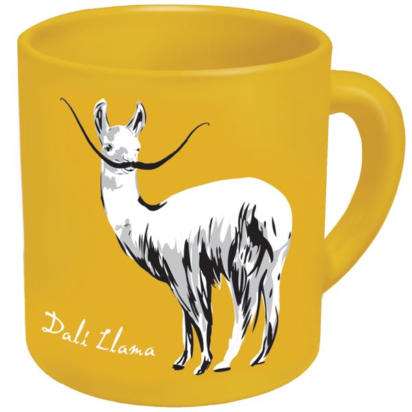 ShayJesss's tweet photo. @Sianwelby Dalí Llama... it’s up there with my fave mugs. https://t.co/asd5nq11XI