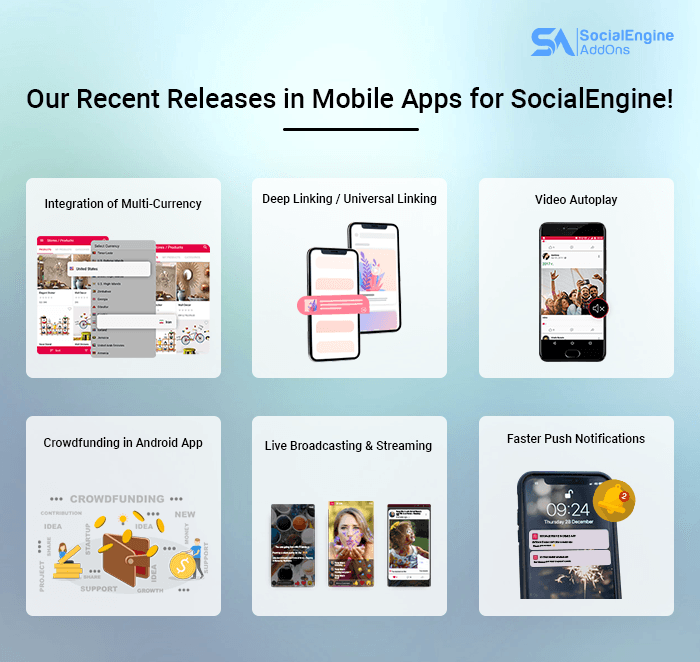socialappstech's tweet image. Have a quick tour of #SocialEngineAddOns&apos; Recently Released #Mobile Apps Features which will surely help to Increase Engagement &amp;amp; Growth of your #SocialEngine Community!

Check them out now: bit.ly/2HKtvTL