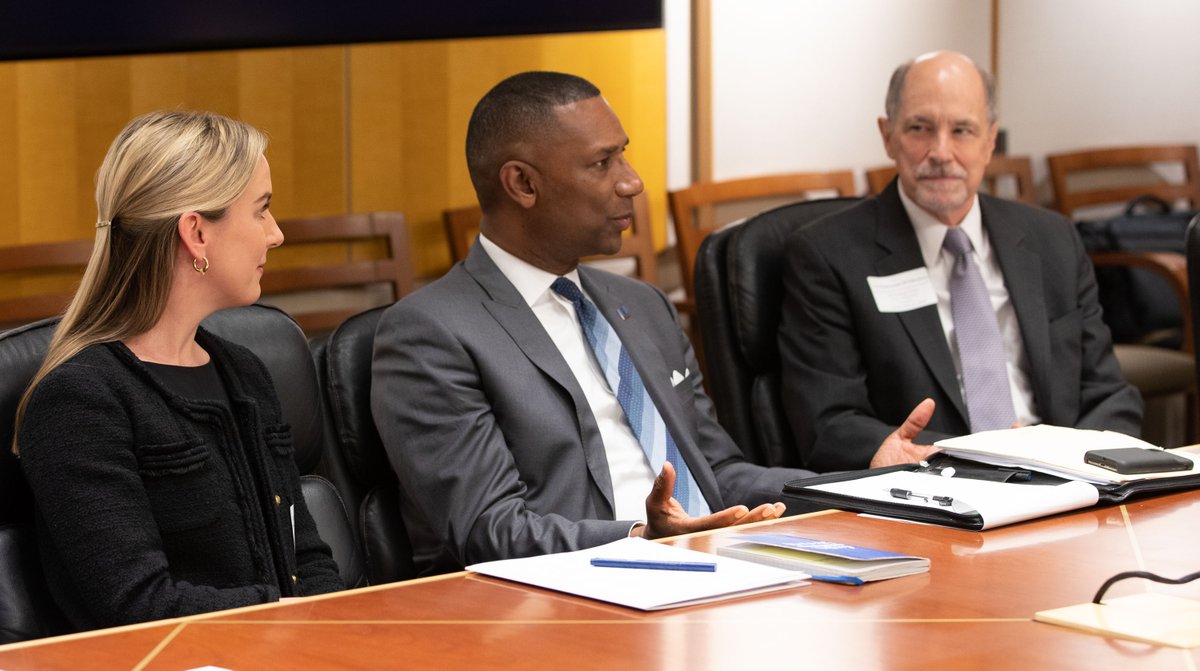 BetsyDeVosED's tweet photo. Great meeting w/@NSBAPublicEd Commission to Close the Skills Gap on their workforce readiness initiative. Collaborative relationships like this between education providers, school boards, &amp; businesses will give students the tools they need to succeed in college, career, &amp; life. https://t.co/Bd4ECjiw2i
