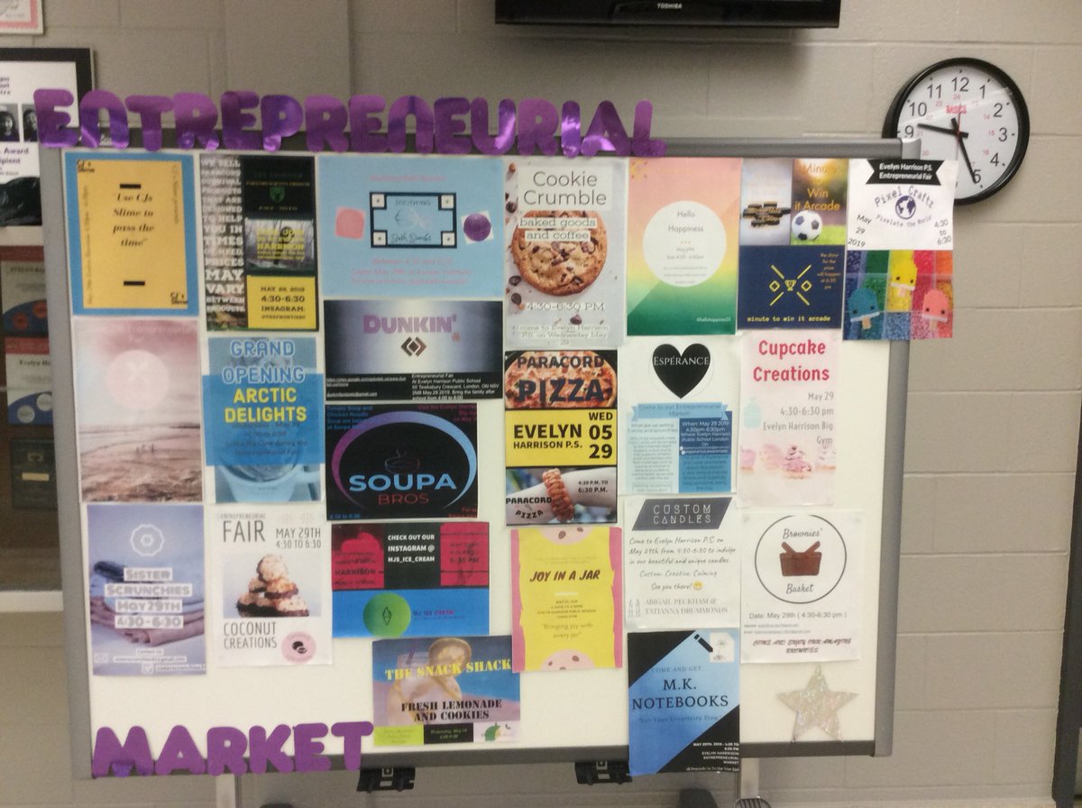 Excitement is building for the first ever Evelyn Harrison gr 7/8 Entrepreneurial Market!  Hope to see you there! 4:30-6:30! <a href="/EvelynHarrTVDSB/">Evelyn Harrison P.S.</a>