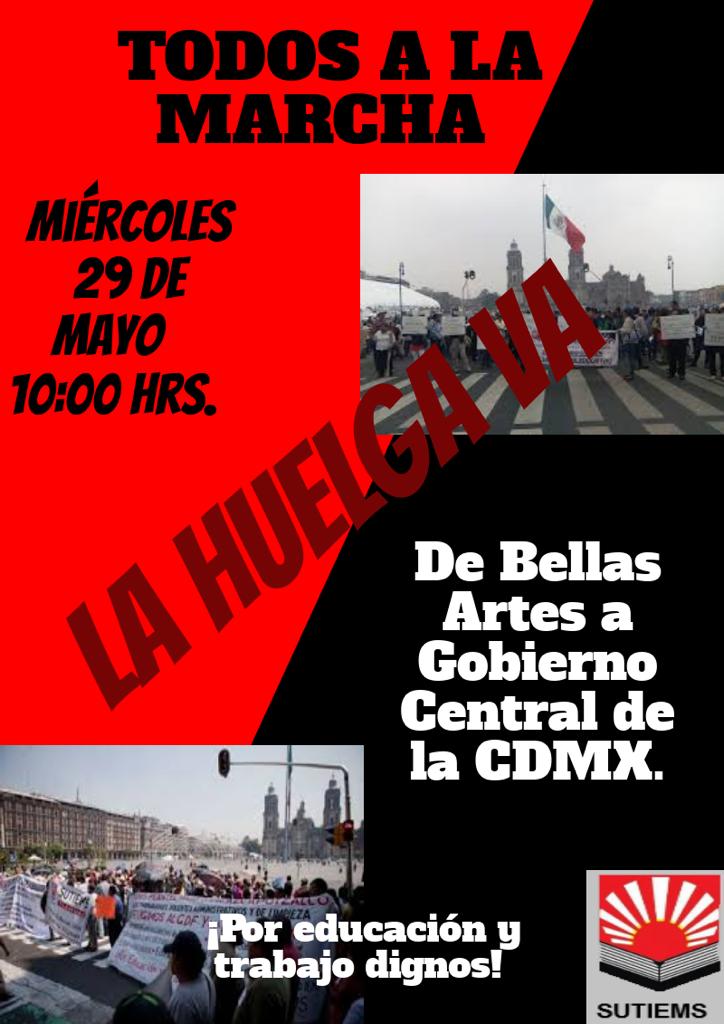 ¡POR UNA EDUCACIÓN Y TRABAJO DIGNOS! 👊🏼