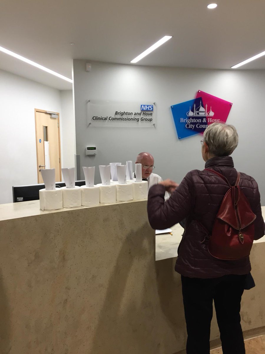 ....and why yes, our invitations to Cllrs to visit the Old Shoreham Rd Cemetery were delivered in toilet rolls - waiting for you at <a href="/BrightonHoveCC/">Brighton & Hove City Council</a> Hove Reception! <a href="/BHGreens/">Brighton & Hove Green Party</a> <a href="/bhlabour/">Brighton & Hove Labour Party</a> <a href="/BHConservatives/">Brighton & Hove Conservative Councillors</a>