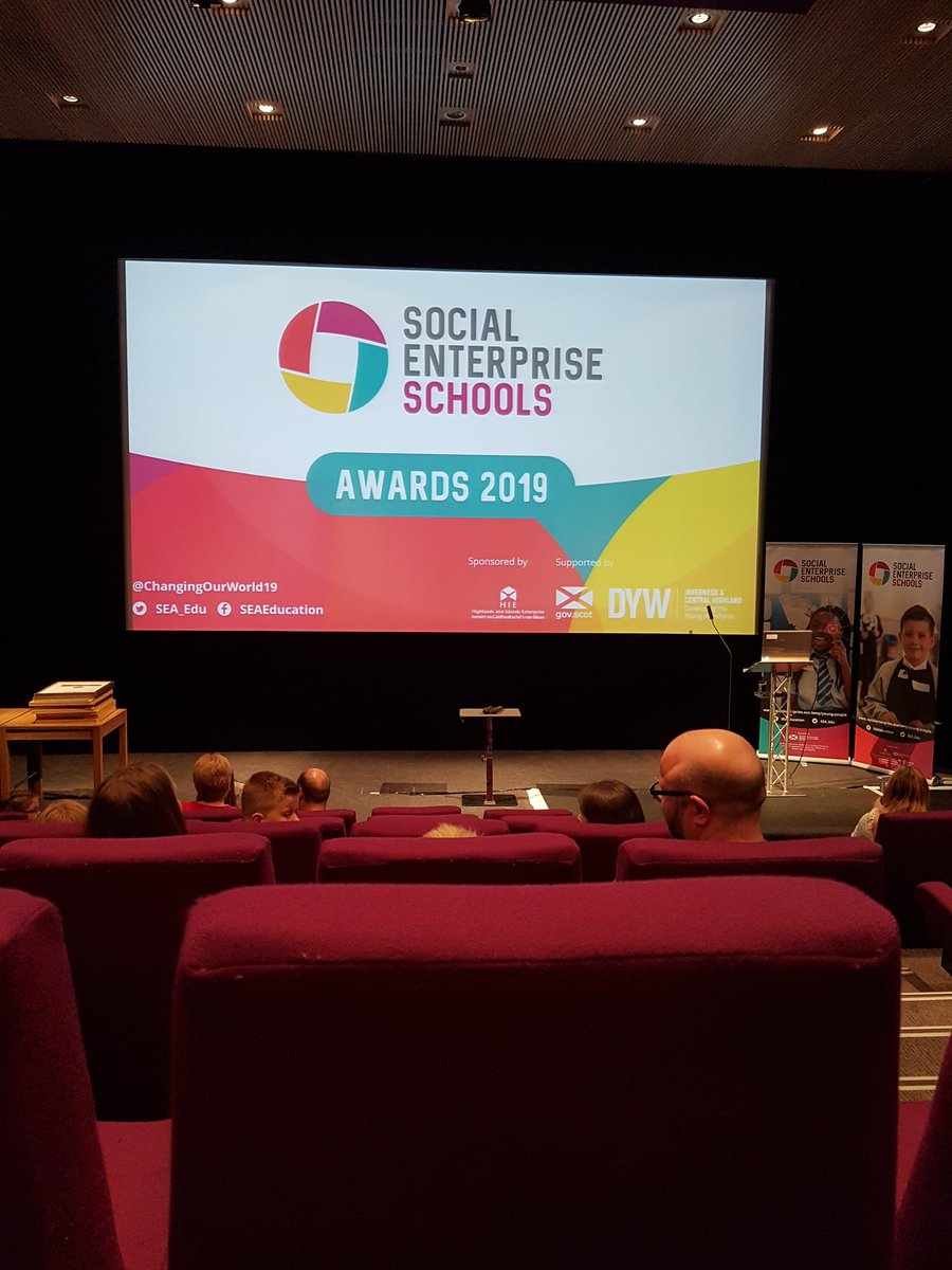 MuirtownP's tweet photo. Our representative p5 pupils had a great afternoon at the @SEA_Edu awards ceremony. Very proud to collect our award in Education for our #socialenterprise business #SoapTopia! Well done guys! #TeamMuirtown https://t.co/RdXHEgCh68