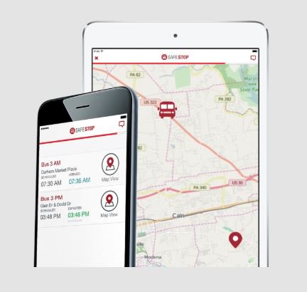 SafeStopApp tweet picture