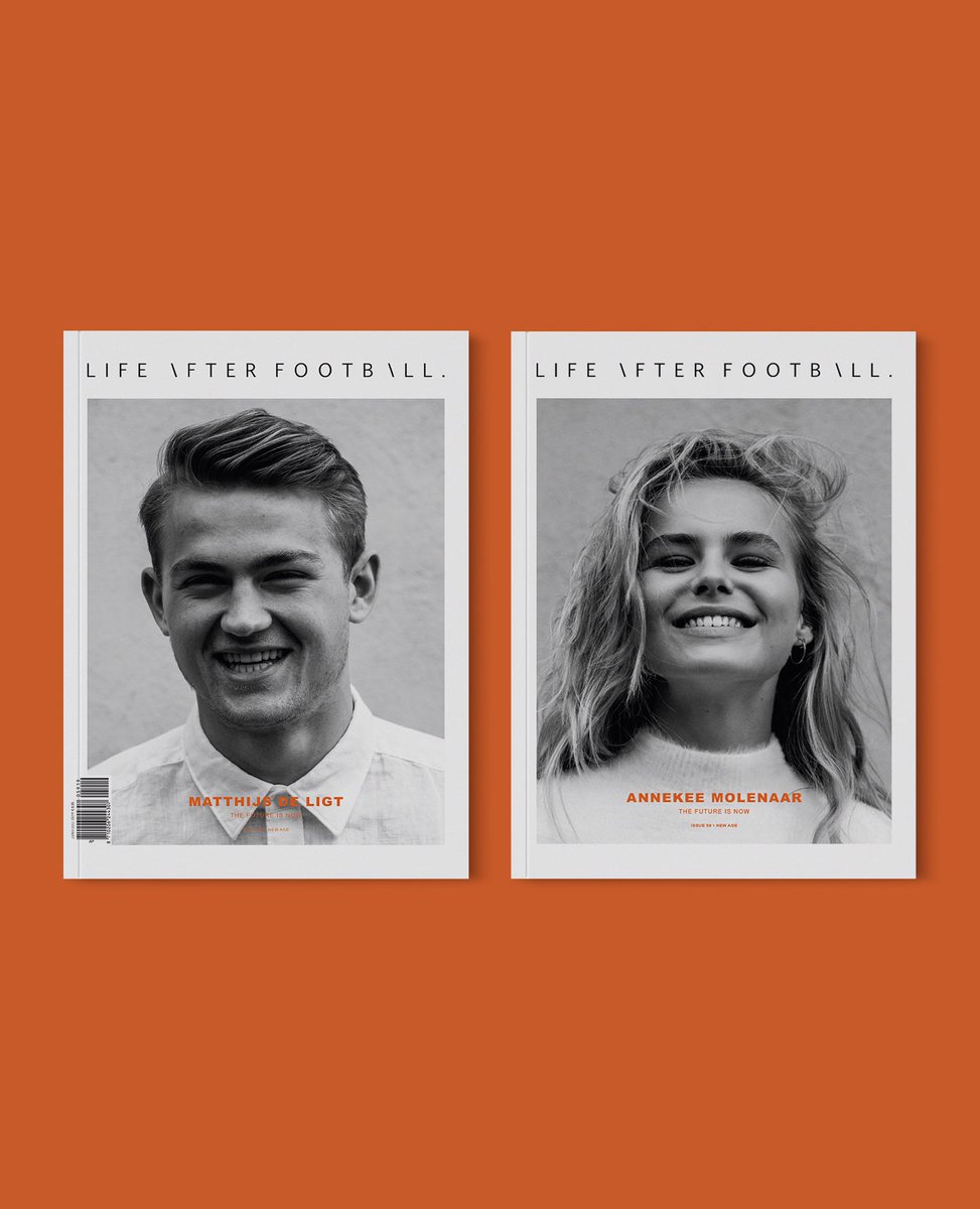⚠️ NEW ISSUE ALERT ⚠️

Who do we have on the covers of this men's and women's issue? None other than the Dutch Golden Boy himself, Matthijs de Ligt, and his model girlfriend, Annekee Molenaar. These young talents have an amazing future ahead of them: lifeafterfootball.eu/product/issue-… 🛒!