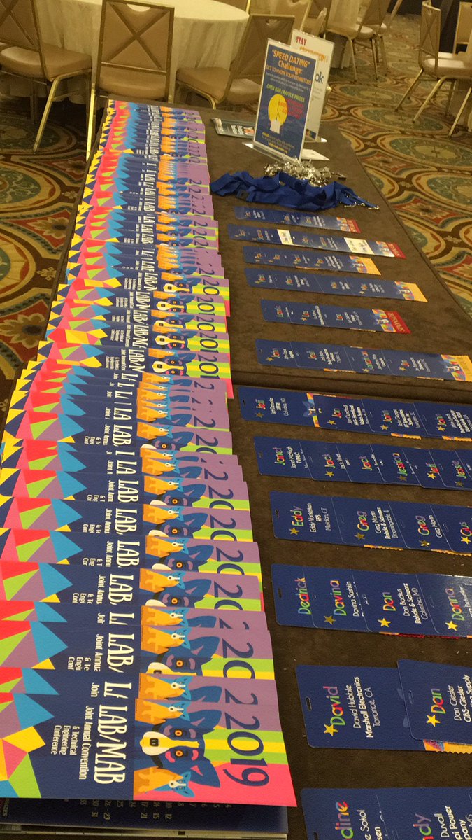 LABroadcasters's tweet photo. Today is the day! Exhibitors are starting to roll in. Come stop by the Iberville Ballroom around 9:00 AM through 1:00 PM to grab your Convention Program & Goodie Bag!
#LABMAB2019 #LABMABConvention #LivingInTheSpotlight @MSBroadcasters https://t.co/4bxKRcjMZJ