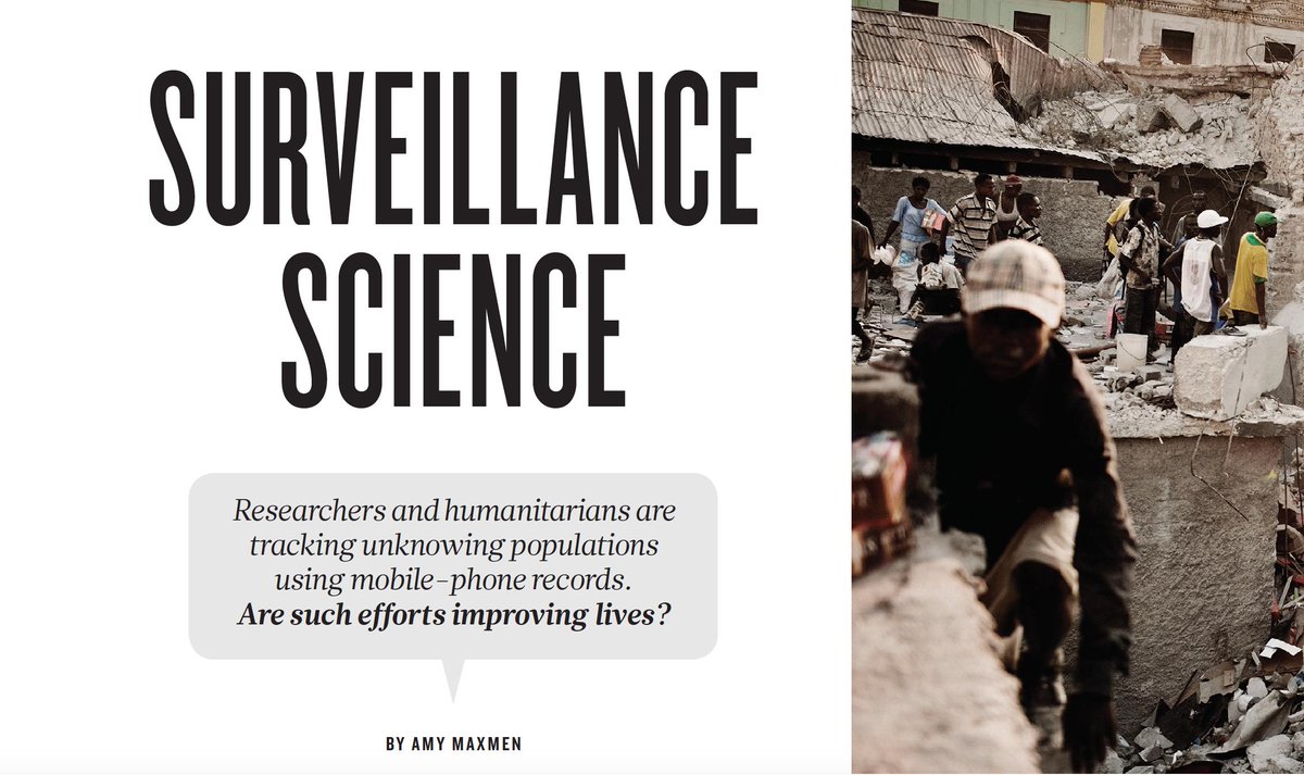 EricTopol's tweet photo. Surveillance science: the benefits and ethical issues of tracking people at scale thru their mobile devices #openacess @NatureNews feature by @amymaxmen 
https://t.co/4208WymNLc https://t.co/I8CXe9vFLL