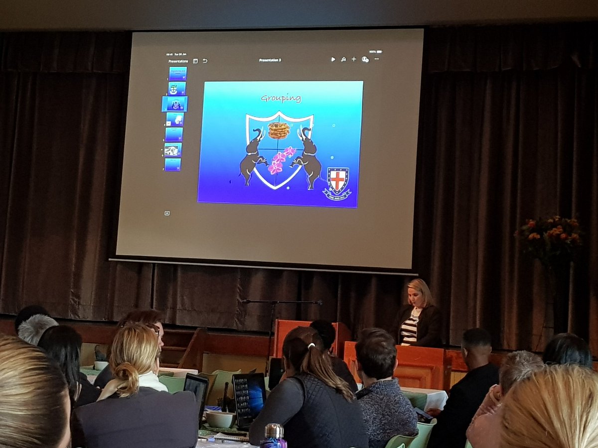 MeganRademeyer's tweet photo. Great tips for #Keynote shared by Kirsty Sidwell of @ststithians. Make master slides for consistency; use grouping to move multiple items at the same time; try instant alpha to get rid of backgrounds &amp; turn image into png; use animations to make a pic follow a path. #TeachMeet https://t.co/VDxB3jFkQu
