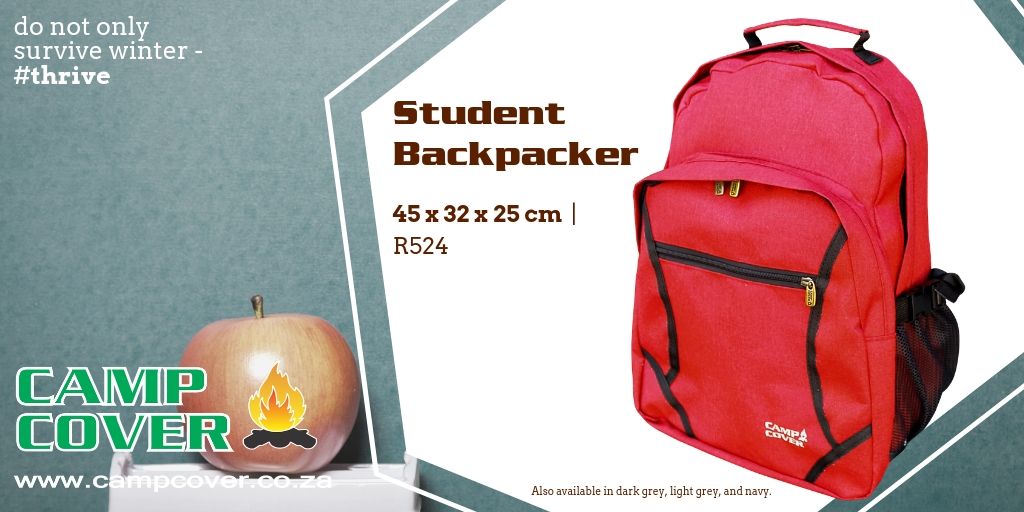 CampCoverZAR's tweet image. Student Backpacks are available soon in a variety of colours. Practical, durable and will stand the test of time. #campcover #canvasbags #studentbackpack