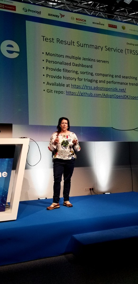 mgrygles's tweet image. Great talk on how to handle the massive set of verification data from testing #OpenJDK #AdoptOpenJDK #OpenJ9 #EclipseOpenJ9 #IBMDeveloper #IBMRuntime @jPrimeConf #jprime2019