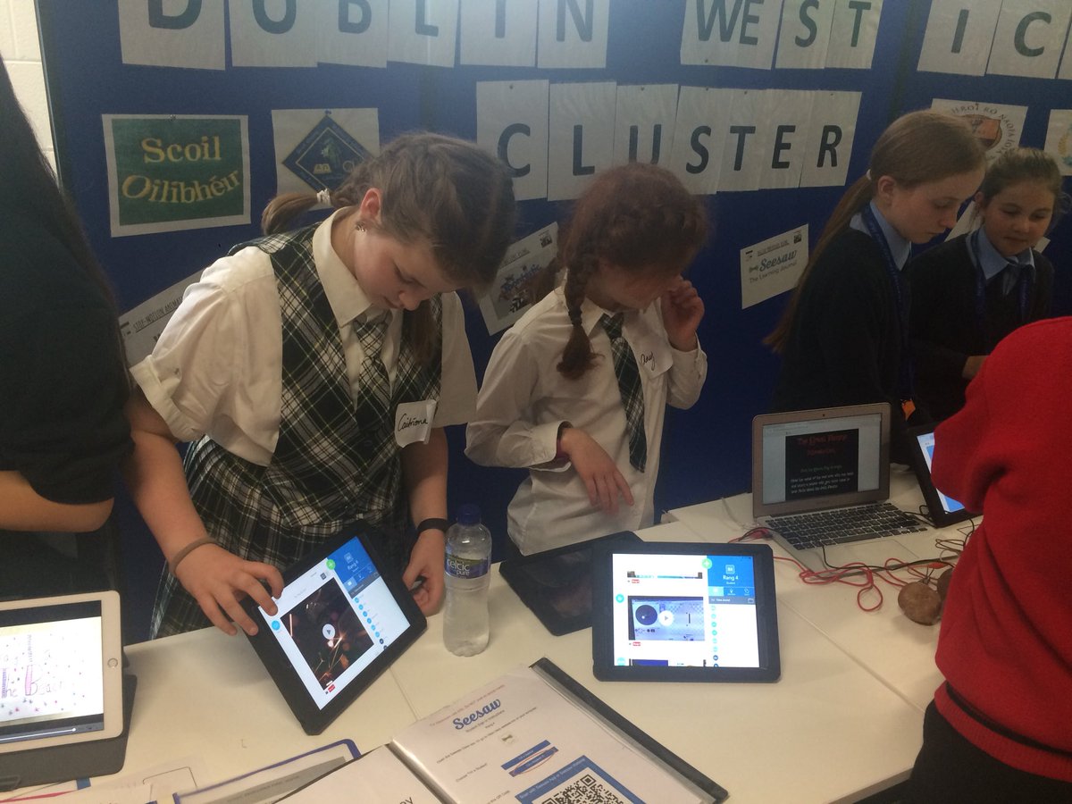 We had a wonderful day showing off what our cluster has done so far as part of #SEFdigital and seeing what all the other clusters are doing. Check out our website for more details sites.google.com/view/dublinwes… @PDST_TechinEd <a href="/Education_Ire/">Department of Education and Youth</a>