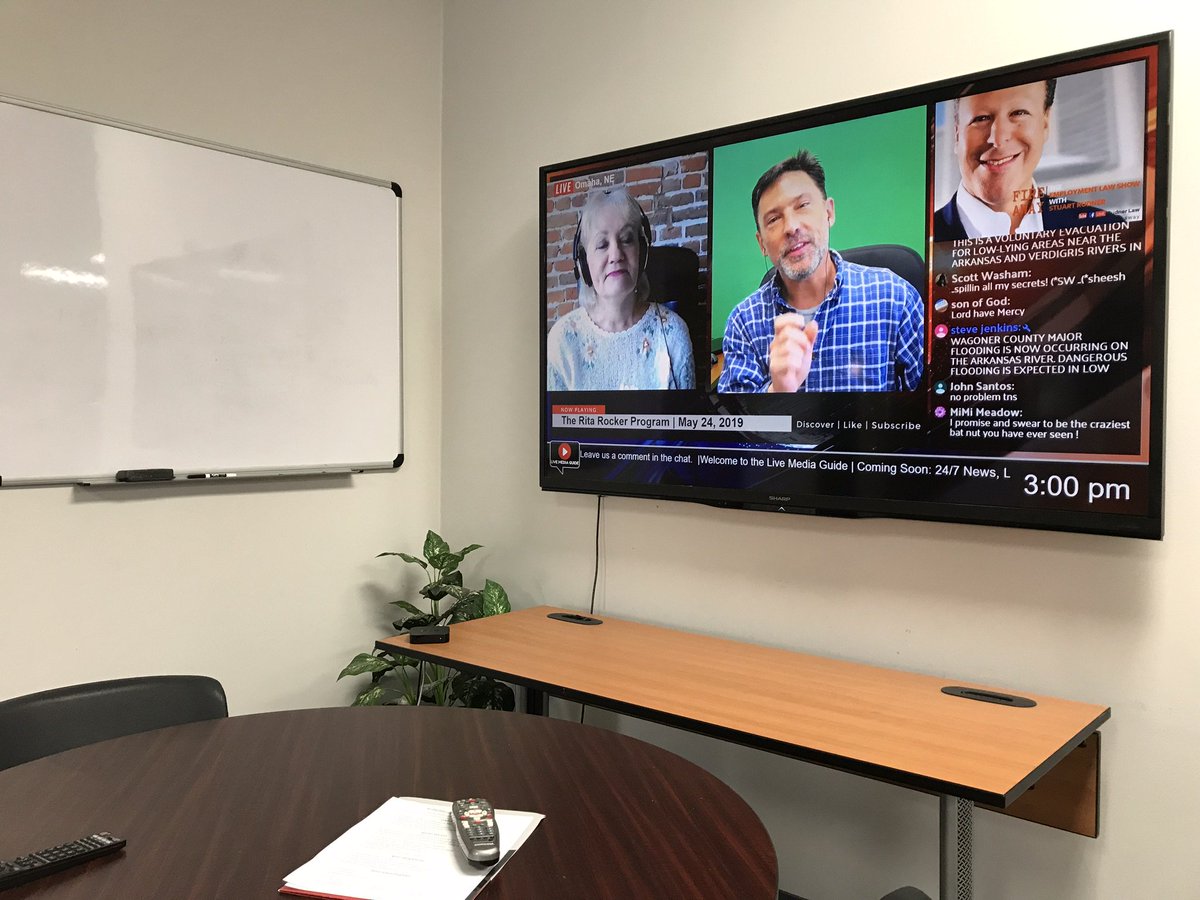 LiveMediaGuide's tweet photo. We're not just for mobile viewing.  Our #LiveMediaGuide programming looks amazing on TVs and #digitalsignage displays via AppleTV and the YouTube app.
#IndyTV #BrandedTV #EnterpriseTV https://t.co/x4owYImdF7