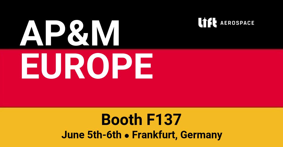 LiftAerospace's tweet photo. We're looking forward to seeing everyone at AP&amp;M Europe!

#Expo #LiftAerospace #Aviation https://t.co/QtkbEB6npr