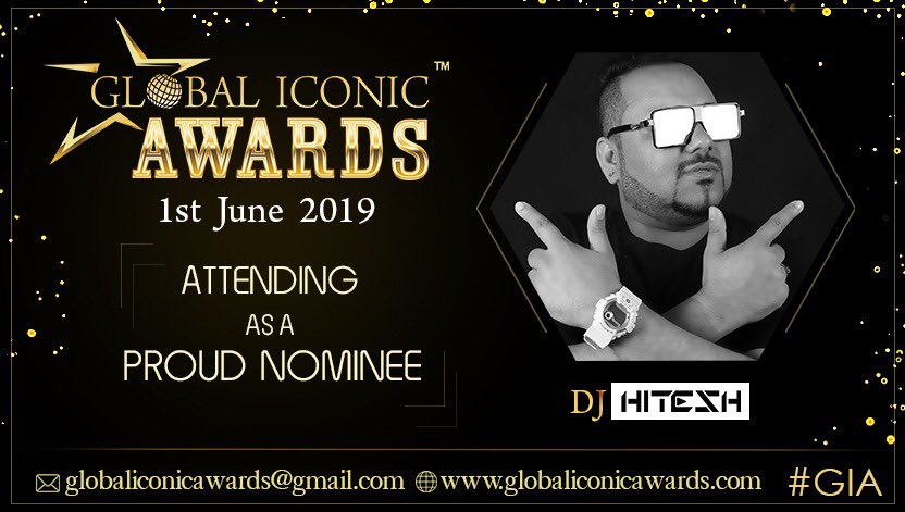 Deejayhitesh's tweet photo. NOMINATED FOR THE BEST DJ AT GLOBAL ICONIC AWARDS👍 https://t.co/NkRwRUUK6D