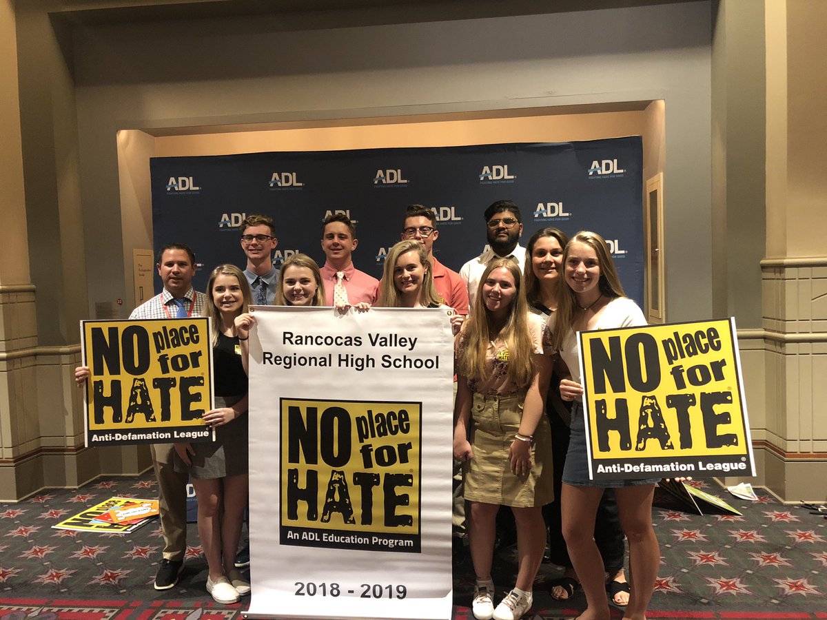 Proud of our students and teachers for the second No Place for Hate District designation for Rancocas Valley!!  <a href="/ADLPhiladelphia/">ADL Philadelphia</a> #NoPlaceForHate2019