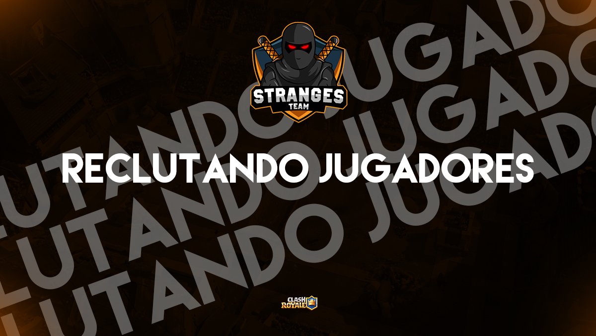 TeamStrangesCR's tweet image. #RECLUTAMIENTO | #ClashRoyale

Estamos en busca de jugadores de @ClashRoyale para que conformen nuestra plantilla para competiciones futuras!

MD si estas interesado en entrar 📨

@PromotionLatam @ProPromocion @PromotionsGmg_ @P_Mikans @jajajajajajaCR Rt gracias.