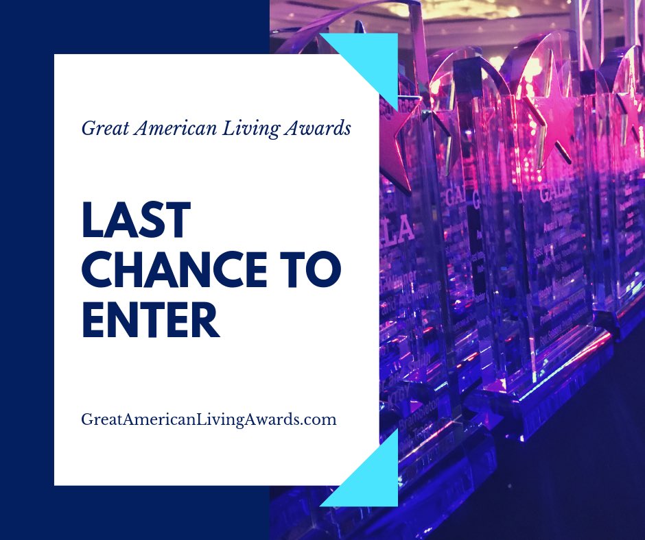 NVBIA's tweet photo. Attention members! Time is running out to enter your submissions into the 2019 Great American Living Awards. Entry deadline is THIS FRIDAY at 12:00pm. Visit https://t.co/0CJ7tpL9Fa to enter now! https://t.co/TuPlOJaW29