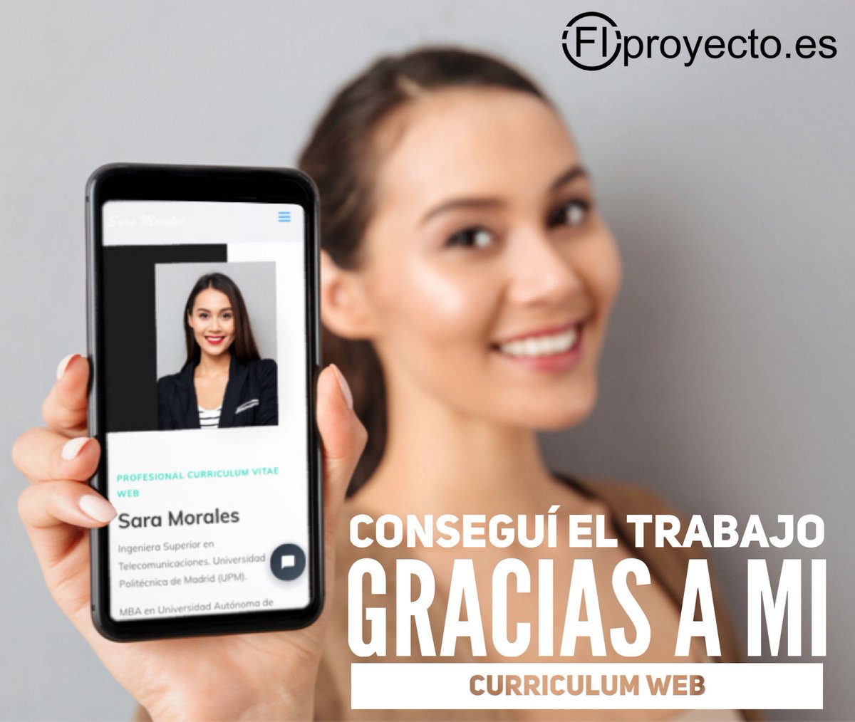 fiproyecto's tweet photo. ¿Quieres crecer profesionalmente? Apuesta por tu presencia online y sorprende con tu CURRÍCULUM WEB en https://t.co/cgiL4L3qF1 

#curriculumweb #cvweb #curriculumvitae #webprofesional #webpersonal #cvonline #diseñoweb #consigueunempleo #buscoempleo https://t.co/F49NzqDp0b