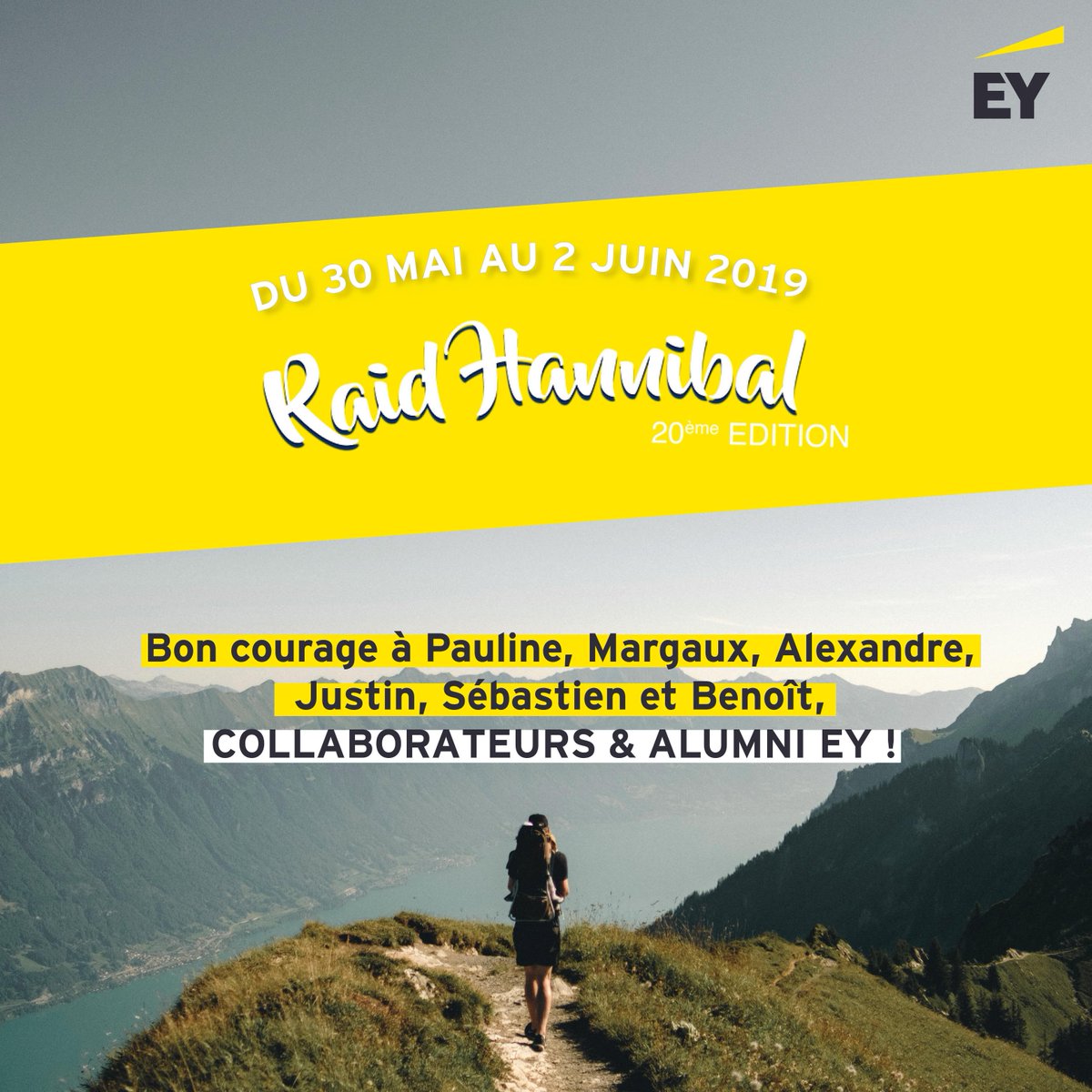EYRecrute's tweet photo. EY vous retrouve pour 4 jours intenses d’aventure sportive et de partage pour la 20ème édition du Raid Hannibal. Cette compétition multidisciplinaire permettra à l’équipe EY d’échanger et vivre des moments hors du commun, ensembles, dans un cadre informel.
#RaidHannibal #TellmEY https://t.co/EGfkNcBlXq