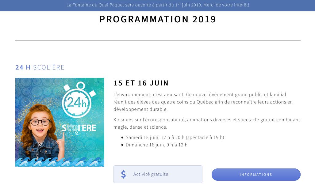 Les 15 et 16 juin, le 24h SCOL'ERE marquera le coup d'envoi de la belle saison au Quai Paquet Lévis ☀️😎 Découvrez la programmation lancée ce matin : quaipaquetlevis.com/programmation-…