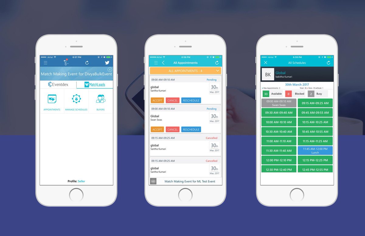 Eventdex #b2bmatchmakingapp allows sellers &amp; buyers to maximize their business deals. Such software enables you to pre-schedule one on one meetings or even group #conferences when an event unfolds. Check us out here: bit.ly/2WVHcEf
#eventapps #eventtech #b2bevents