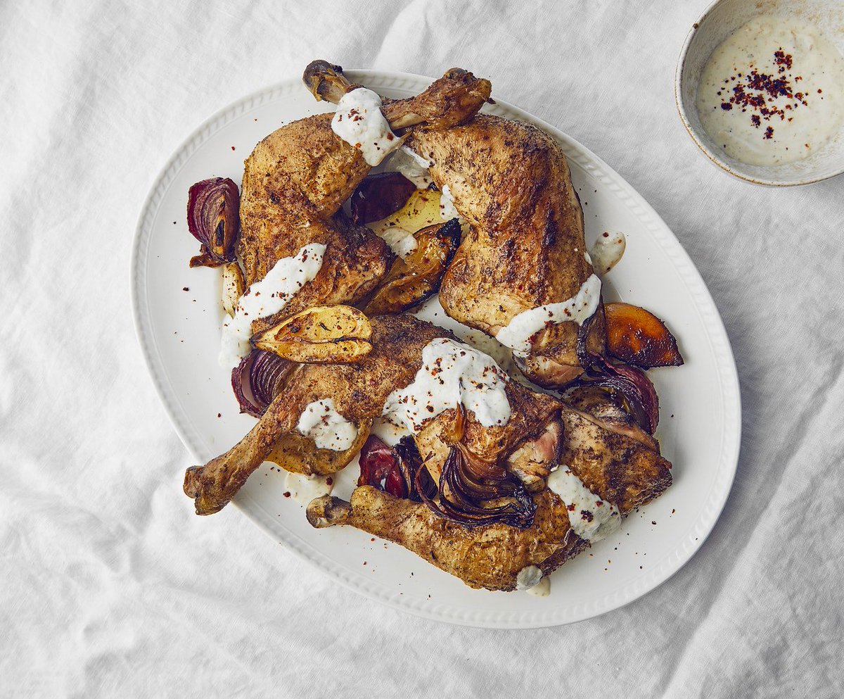 A simple tray bake made into an absolute winner with <a href="/ROOTEDspices/">ROOTEDspices</a> allspice and za'atar 😍🔥 We can't get enough ➡️ po.st/xIKf5H