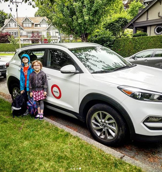 modo_carcoop's tweet photo. "Having #MyModo as a backup plan is what makes living as a #carfreefamily possible in Vancouver. 99% of the time we bike to school, &amp; save a lot of money because we're not paying insurance, etc for a car that just sits parked most of the time..." - @spokesmama https://t.co/kPuCzLcxIg