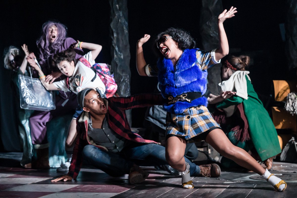 Take a look at the production shots for the wonderful #IntoTheWoods, playing until Saturday! rada.ac.uk/whats-on 
Director James Bonas
Musical director <a href="/mrhazzers/">Don’t riot; read Ulysses!</a>
Design <a href="/tomparisdesign/">Tom Paris</a> 
Choreography Ewan Jones
Lighting <a href="/JacobGowlerLD/">Jacob Gowler</a>
Sound Robert Schüssler 
📸 <a href="/ScottRylander/">Scott Rylander</a>