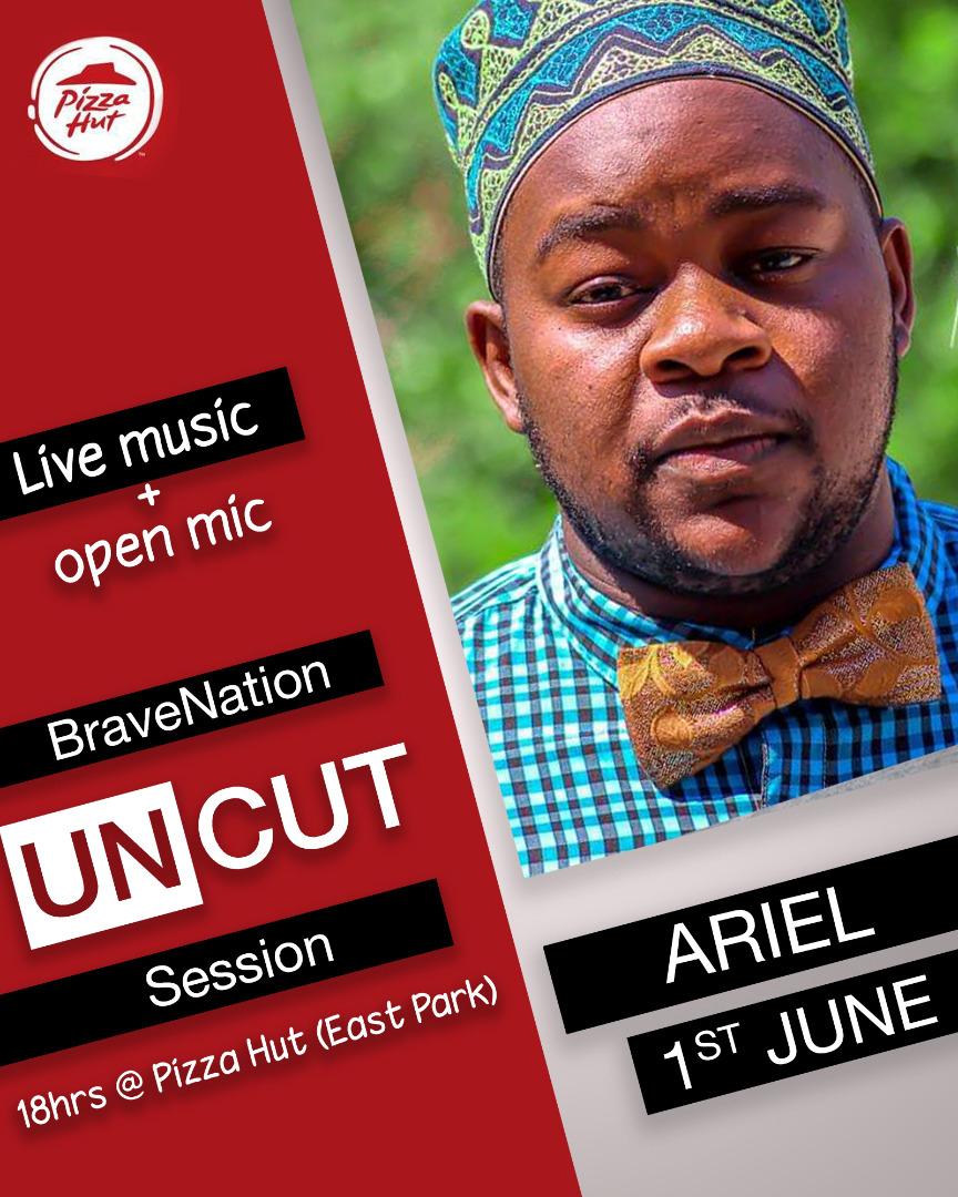 ArielZambia's tweet photo. Saturday. Soon come. I'm as raw as they come. @pizzahut #UncutSession #Music #MusicMagicDays https://t.co/rOpLw2FtGk