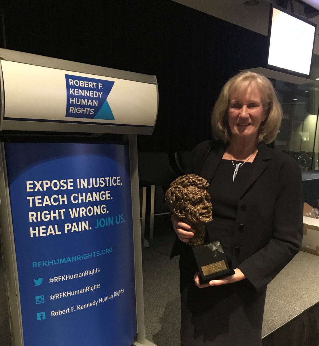 farrisa's tweet photo. I was pleased to accept my father's posthumous Lifetime Achievement Award at the Robert F. Kennedy Journalism Awards. #rfkhumanrights #dpsouthdispatch #journalism #lifetimeachievementaward https://t.co/inBroLWU4M