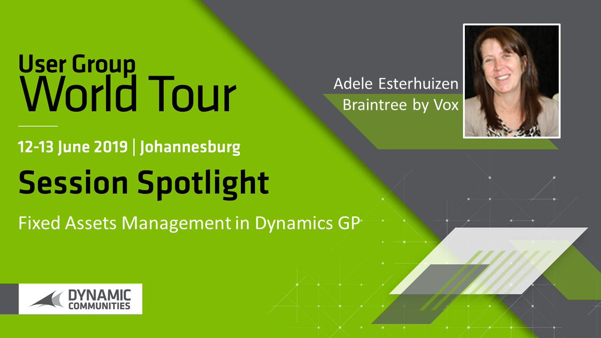braintree_za's tweet photo. “We are proud to be a key sponsor of The User Group World Tour. The event encourages the advancement of Microsoft business applications that ultimately benefit organisations, improve overall operation capabilities and surpass business goals." Heath Huxtable, Head of Braintree https://t.co/0tPXxb9dgf