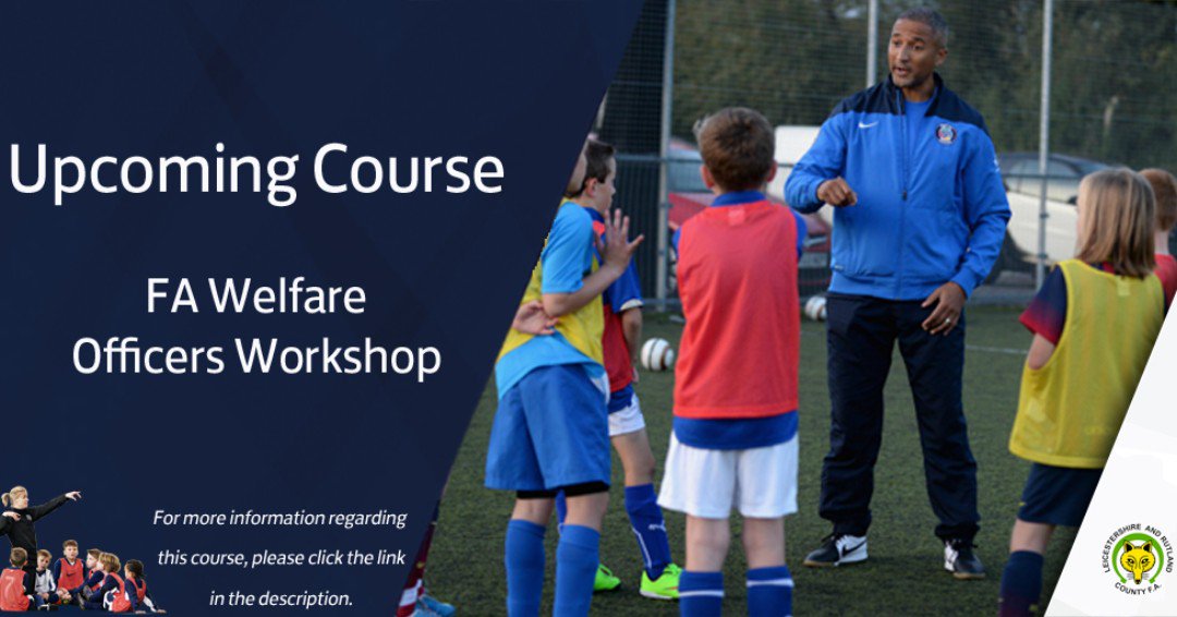 Are you becoming a Welfare Officer for your club for next season? 

We are running two Welfare Officer Workshops this summer with places filling up fast. 

Don't miss out 👉 bit.ly/2xbiQux