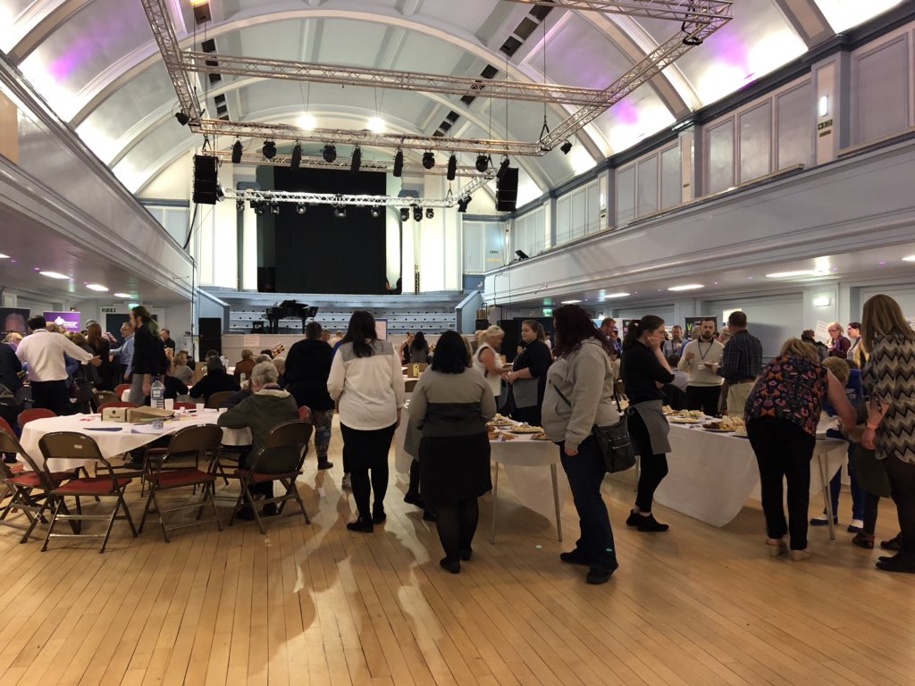 nic_tomkinson's tweet photo. #connectkilmarnock in full swing, lots of conversations and connections being made. Let’s #endlonelinesstogether @EAHSCP @PublicHealthAAA https://t.co/PSjUIco2Fk