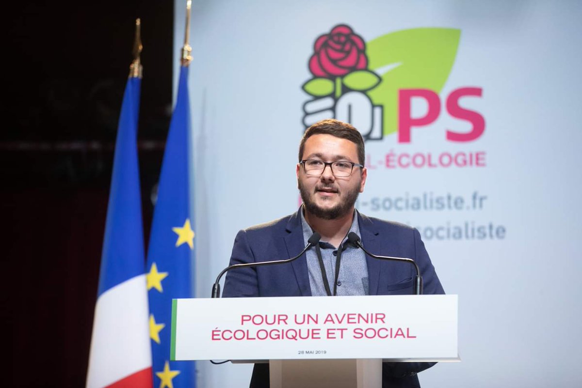 FlavienCartier's tweet photo. J'ai pris la parole hier soir à la tribune du Conseil National du Parti Socialiste pour faire entendre la voix de la jeunesse et des travailleurs.

L'union à gauche devient une urgence !

Cher•e•s camarades je vous le dis, la gauche n'est pas morte !
#CombatsCommuns https://t.co/88j1QbRgoY