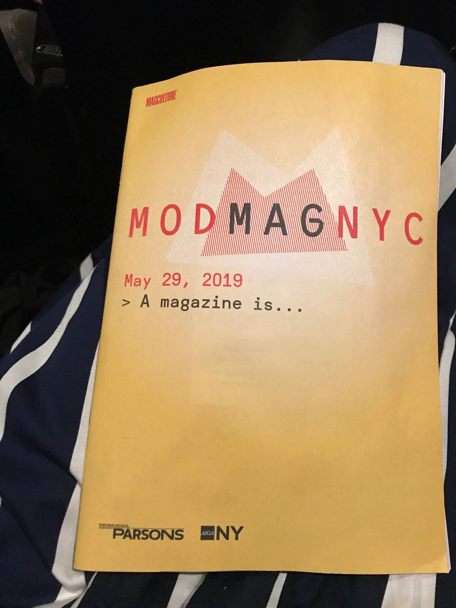 _chrysanthe's tweet photo. So thrilled to be at @magCulture’s #ModMagNYC event at Parsons today immersed in the world of magazines https://t.co/CeG5yPv5xZ