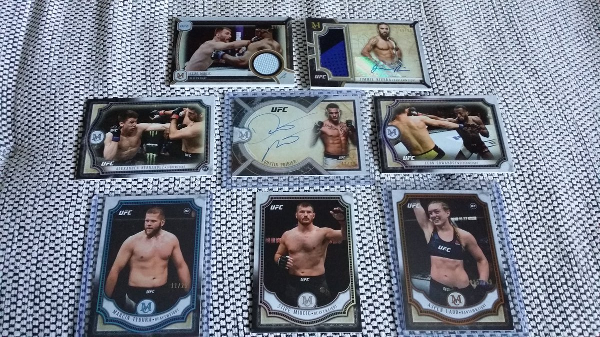 <a href="/ToppsUFC/">Topps UFC KNOCKOUT</a> Just got my giveaway prize! 🙌 Got some sweet cards to start my collection! Delivery was really fast to Germany! Again thank you very much. 😊 #ToppsUFC