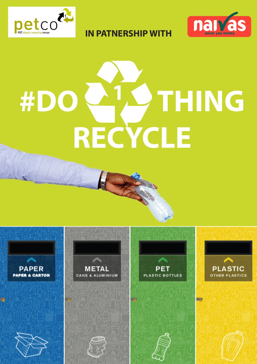 PAKPROKenya's tweet photo. Join us on this 31st May 2019 at #CapitalCentreMall in partnership with @naivas_kenya on #MombasaRoad as we kick-off our #LeaveNoBottleBehindCampaign for Nairobi County. We launch one of several #DropoffStations for consumers to return their recyclables.
#Do1ThingRecycle https://t.co/1ftfppxGYT