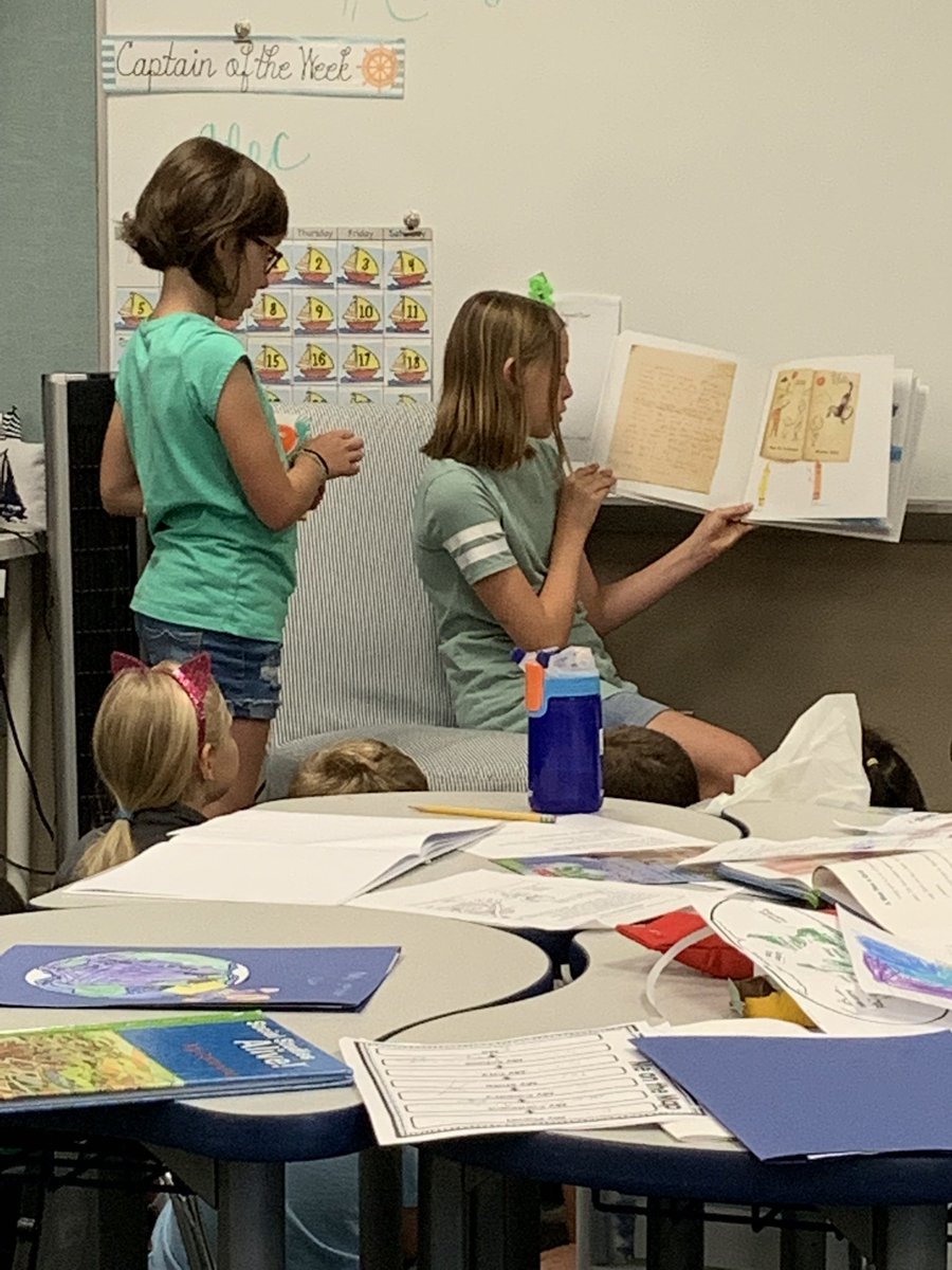 I am going to miss this sweet girl next year! Thank you for reading to us, Miss B. #formerstudent #sweetest #LastDayOfSchool #almost