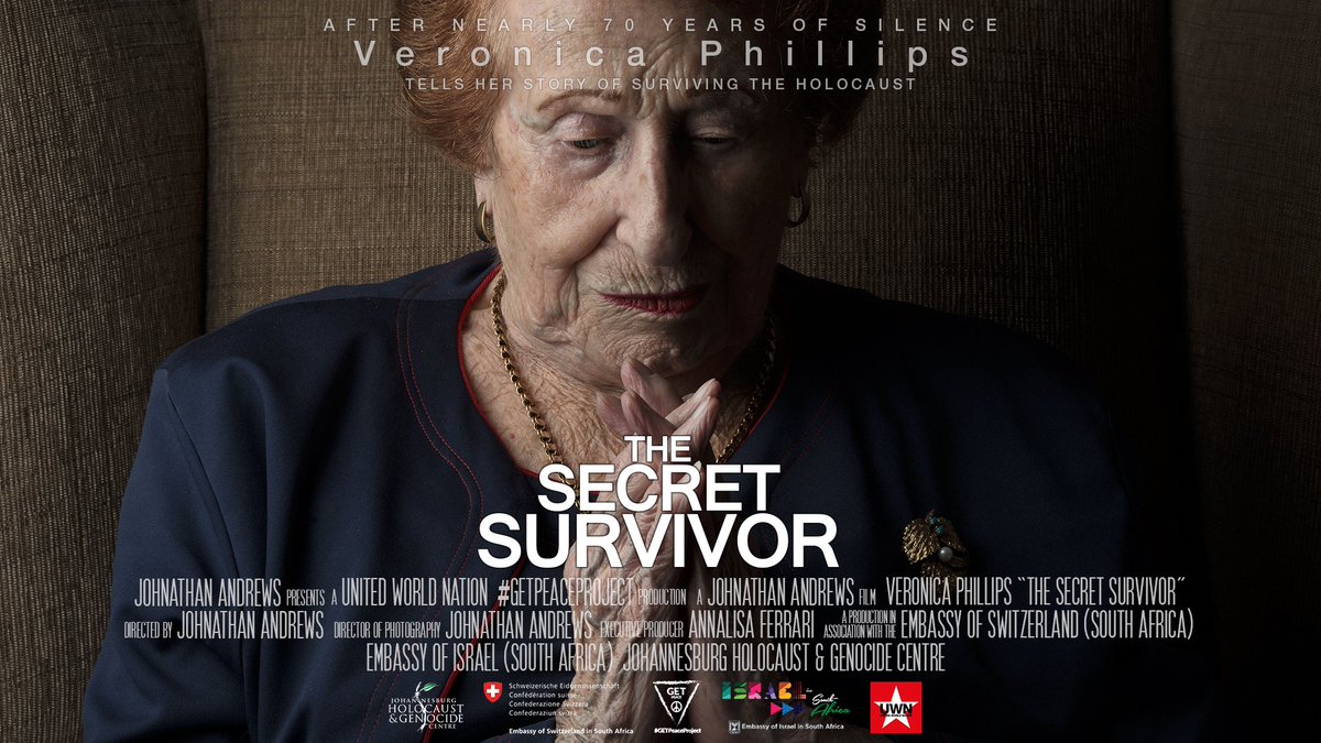 The Embassy of Switzerland agrees to co-fund the project of editing the #GETPeaceProject film by Johnathan Andrews "The Secret Survivor" into a shorter version to make it more accessible. Visit the website for details unitedworldnation.org/veronica-phill…