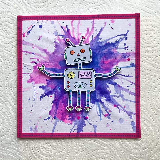 Robot card 🤖 #robot #robotsandmonsters #robotcard 
#paperdesign #theartofletterwriting #penpalsupplies #theartofletterwriting #stationeryaddict #stationery #stationeryshop #stationerylove #stationerydesign #stationerydesigner #themailsnail #snailmail… bit.ly/30KRmdg