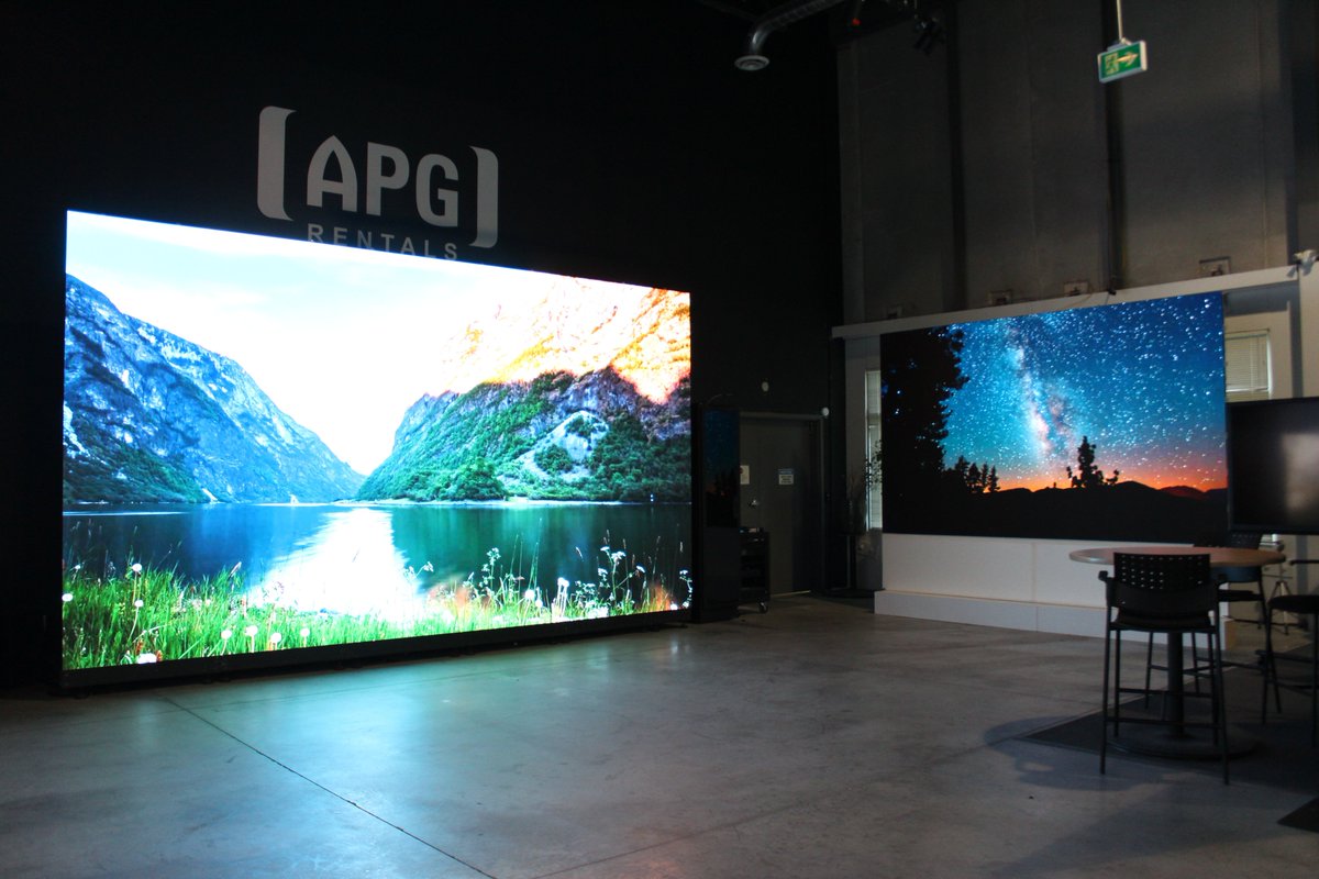 apg_rentals's tweet photo. Have a project in mind? We can set up our demo center for clients to compare videowall technology side-by-side. Visit our Orlando or Toronto Demo Center today or contact us for a quote! #LEDExperts #rentals #Videowall #videowallexperts #AVRental https://t.co/bc8Js8AlOw