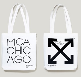 virgil abloh mca tote bag