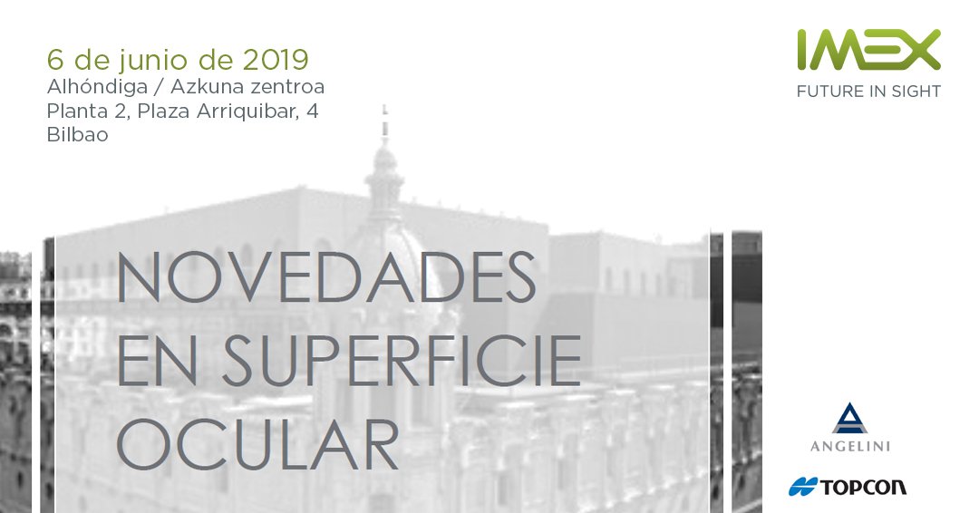 IMEXonline's tweet photo. Recuerda, hoy: presentación de novedades en ácido hialurónico cross linkado con urea y taller diagnóstico de calidad lagrimal.
21:00 h Ponencia a cargo de Dr. Jaime Etxebarria Ecenarro
21:40 h Debate y preguntas
22:00 h Cocktail cena
Bilbao https://t.co/xoktni6qDa