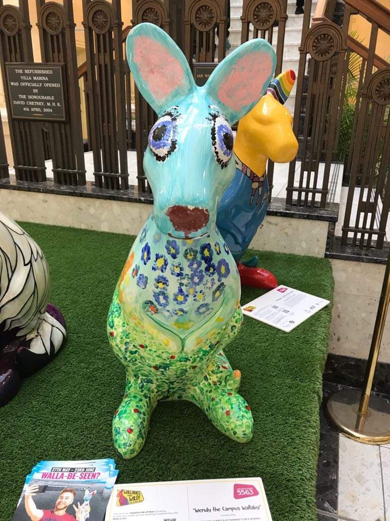 scoill's tweet photo. Have you seen Wendy on your travels this TT? Made by the children from Meadow Campus😍🌸 https://t.co/a0iIpZd59H