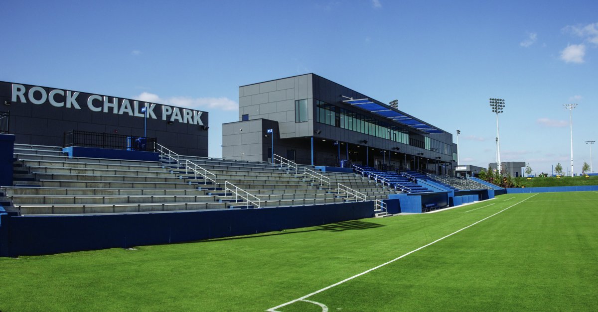 AOGeotech's tweet photo. Building @KUnews #RockChalkPark in 2014 definitely required some creative thinking. In order for the #sportscomplex to receive IAAF Class I certification, we had to meet several tight tolerances! https://t.co/VDcdEILWkZ #geotechengineers https://t.co/oe5D3Vj5ZR