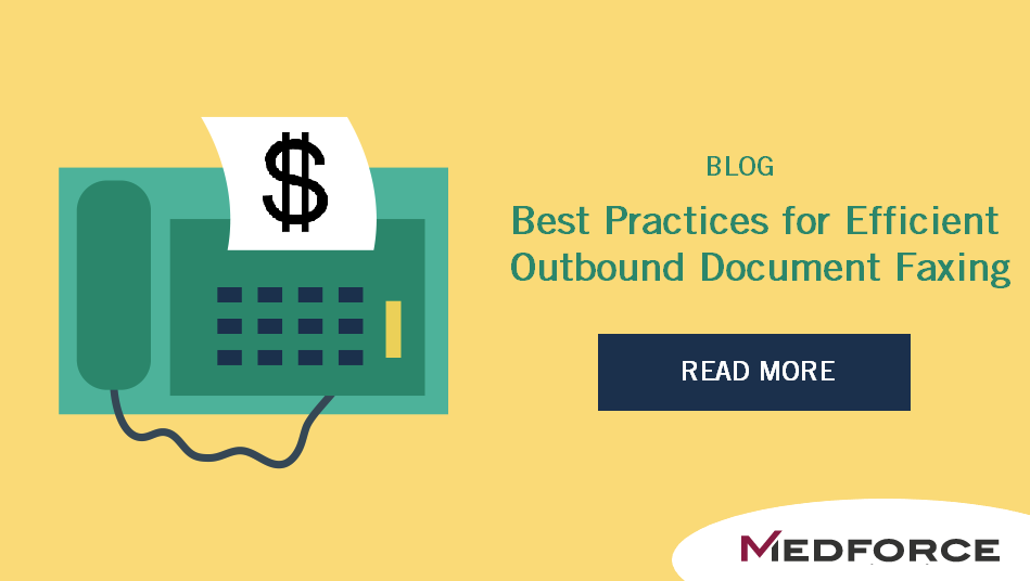 medforcetech's tweet photo. The fax machine continues to be the mainstay of many healthcare organizations. However, traditional faxing poses potentially serious security risks. Read more on the practices for efficient outbound document faxing: https://t.co/KDsT1jkylA #HIPAA #Healthcare #Faxing https://t.co/XLwGCT3ya4